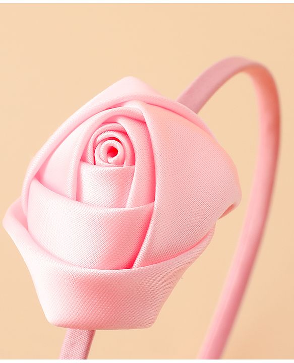 Babyhug Free Size Rose Hair Bands - Blue