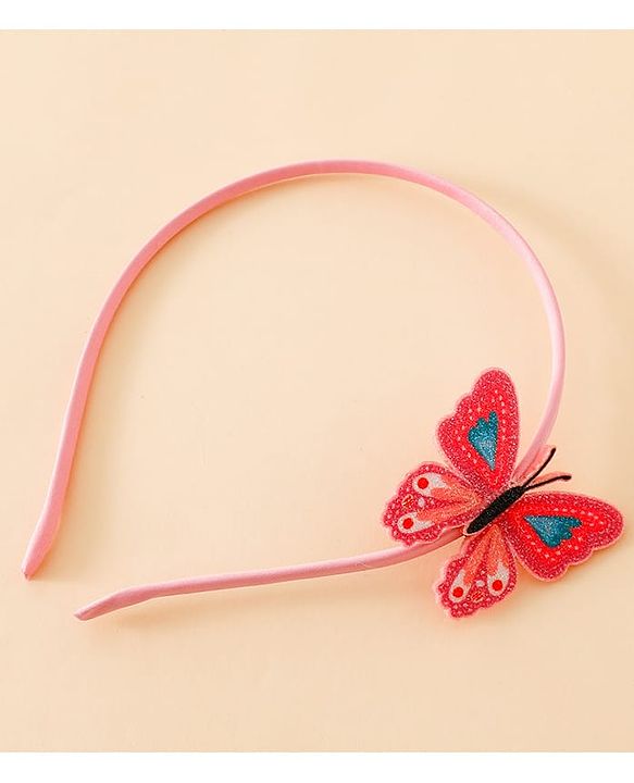 Babyhug Butterfly Applique Hair Band-Pink