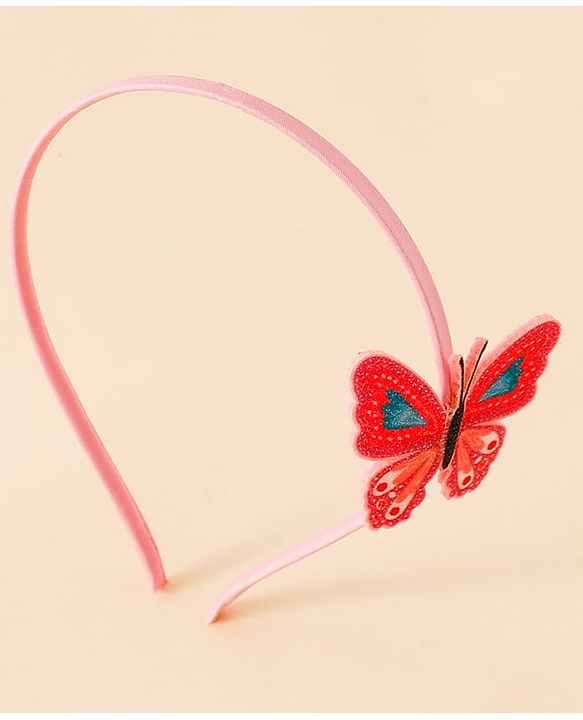 Babyhug Butterfly Applique Hair Band-Pink