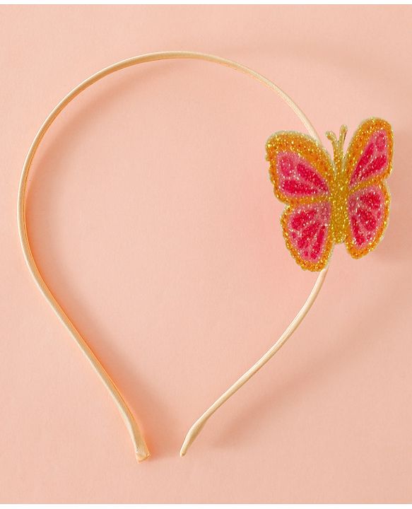 Babyhug Butterfly Applique Hair Band-Pink