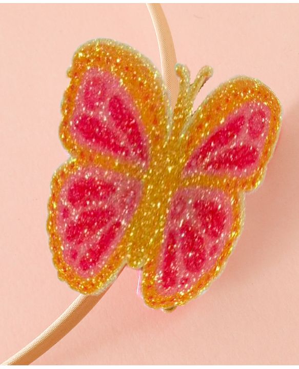Babyhug Butterfly Applique Hair Band-Pink