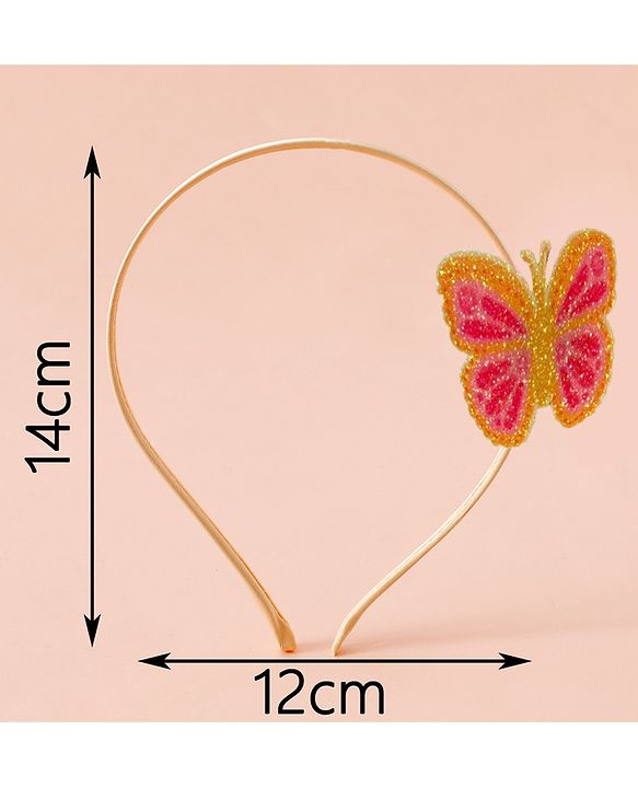 Babyhug Butterfly Applique Hair Band-Pink