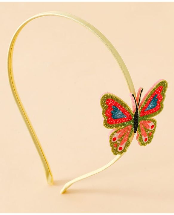 Babyhug Butterfly Applique Hair Band-Pink