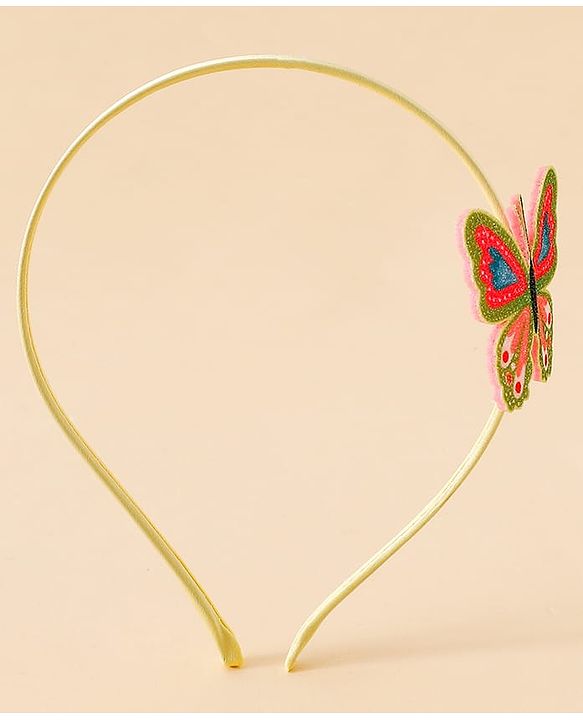 Babyhug Butterfly Applique Hair Band-Pink