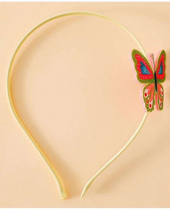 Babyhug Butterfly Applique Hair Band-Pink