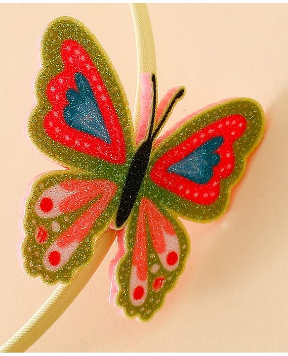 Babyhug Butterfly Applique Hair Band-Pink