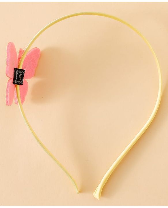 Babyhug Butterfly Applique Hair Band-Pink
