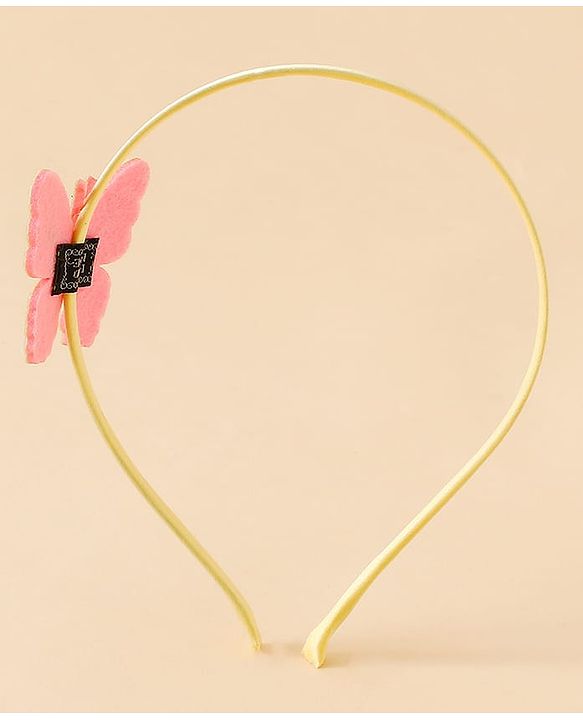 Babyhug Butterfly Applique Hair Band-Pink