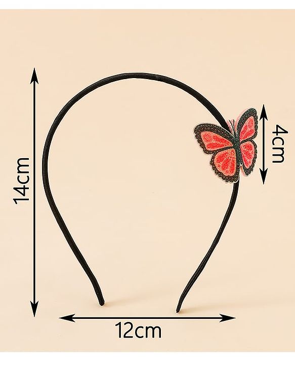 Babyhug Butterfly Applique Hair Band-Pink