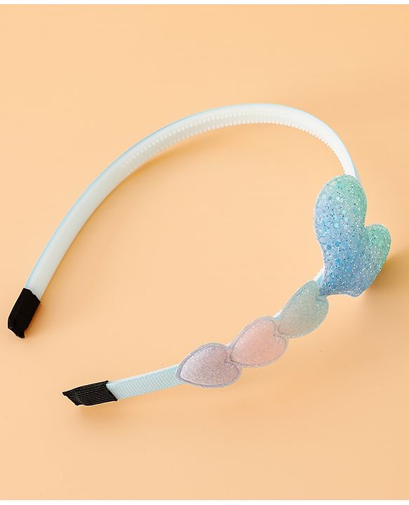 Babyhug Glitter Heart Hair Band -Free Size-Pink