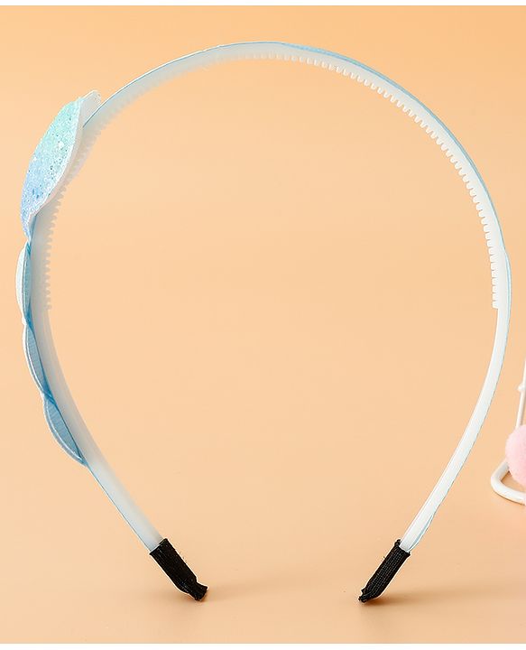 Babyhug Glitter Heart Hair Band -Free Size-Pink