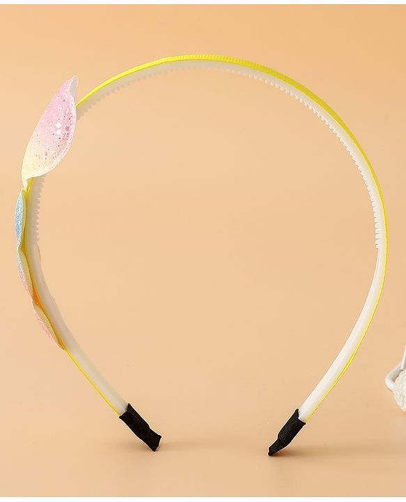 Babyhug Glitter Heart Hair Band -Free Size-Pink