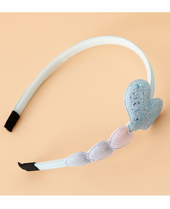Babyhug Glitter Heart Hair Band -Free Size-Pink