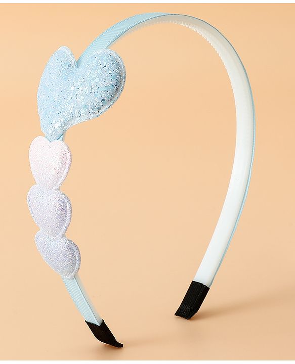 Babyhug Glitter Heart Hair Band -Free Size-Pink
