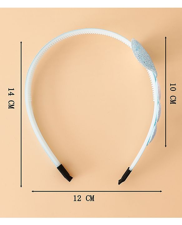 Babyhug Glitter Heart Hair Band -Free Size-Pink
