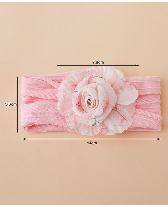 Babyhug Floral Applique Headband- Purple