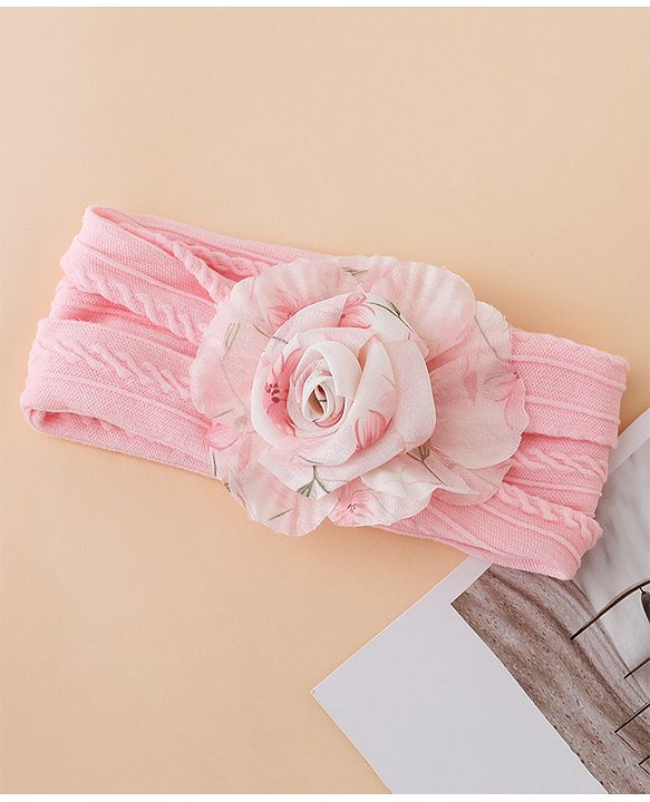 Babyhug Floral Applique Headband- Purple