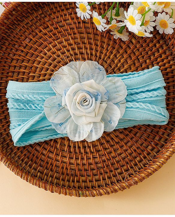 Babyhug Floral Applique Headband- Purple