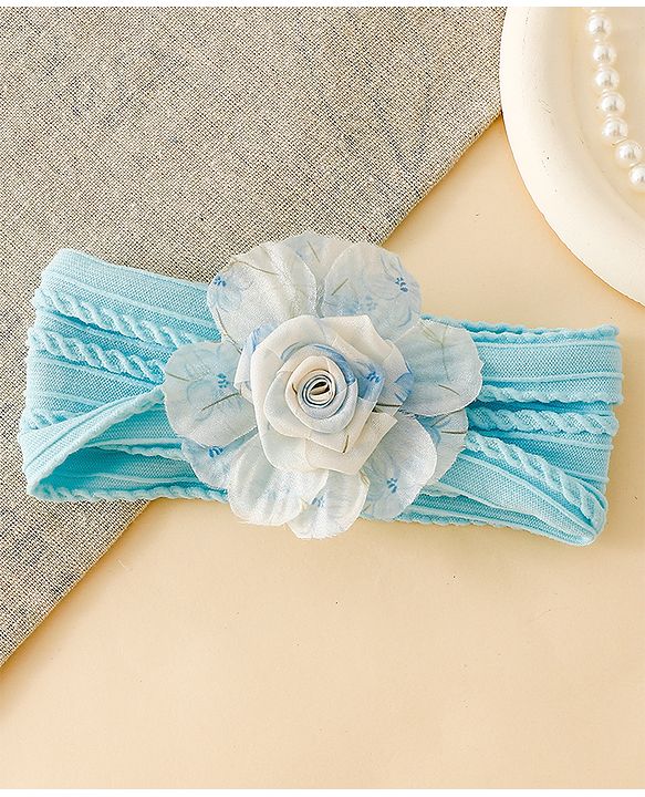 Babyhug Floral Applique Headband- Purple
