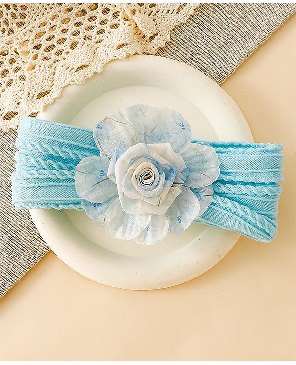 Babyhug Floral Applique Headband- Purple