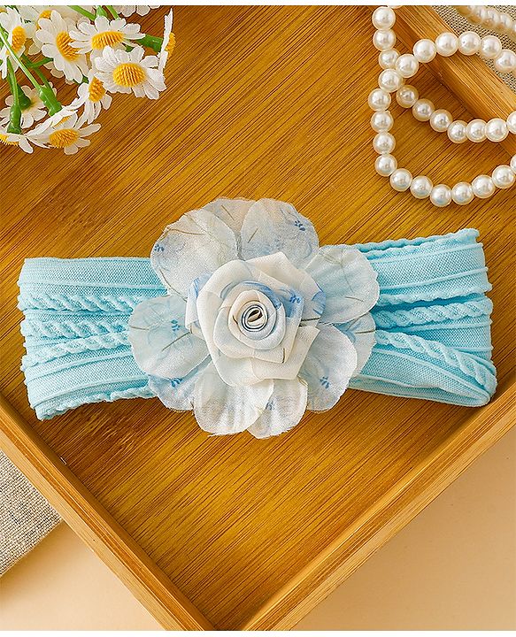 Babyhug Floral Applique Headband- Purple