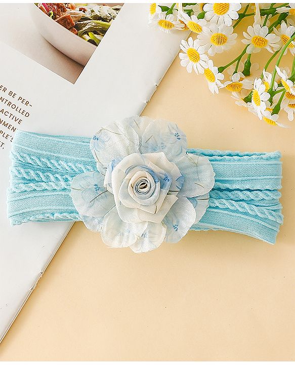 Babyhug Floral Applique Headband- Purple