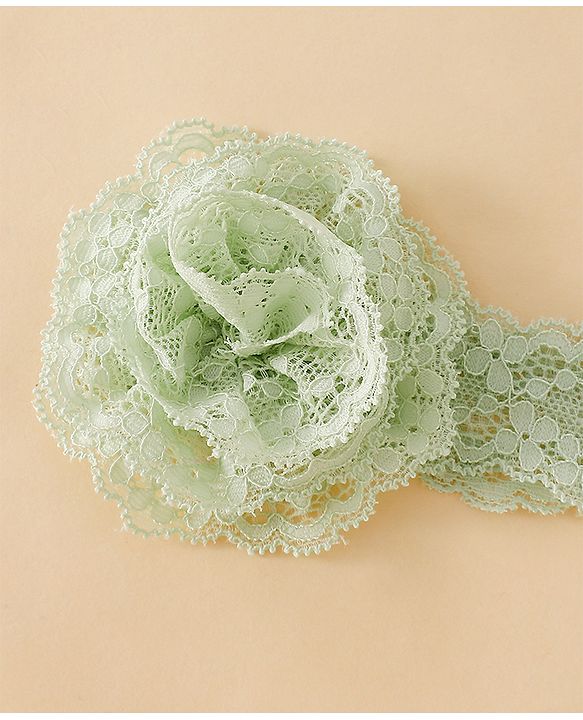 Babyhug Headband With  Floral Applique - Beige