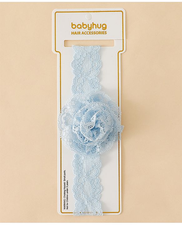 Babyhug Headband With  Floral Applique - Beige