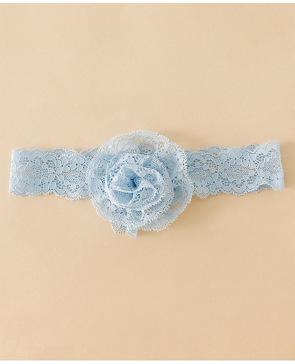 Babyhug Headband With  Floral Applique - Beige