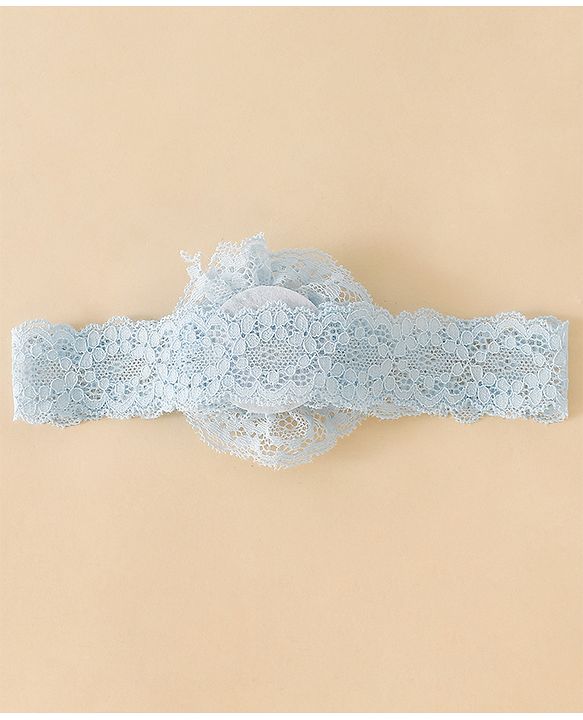 Babyhug Headband With  Floral Applique - Beige