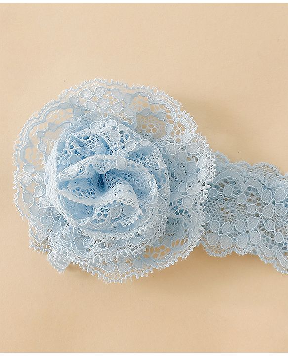 Babyhug Headband With  Floral Applique - Beige