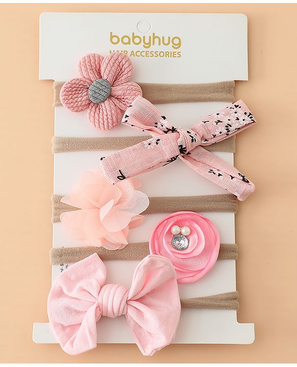 Babyhug Headbands Multicolor A Free Size Girl