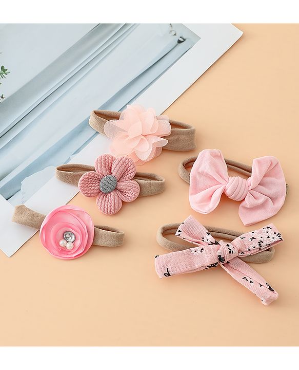 Babyhug Headbands Multicolor A Free Size Girl