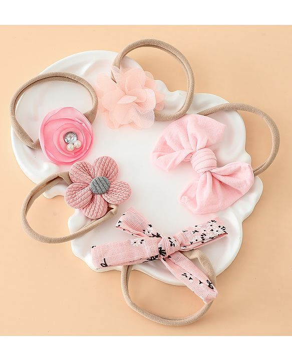 Babyhug Headbands Multicolor A Free Size Girl