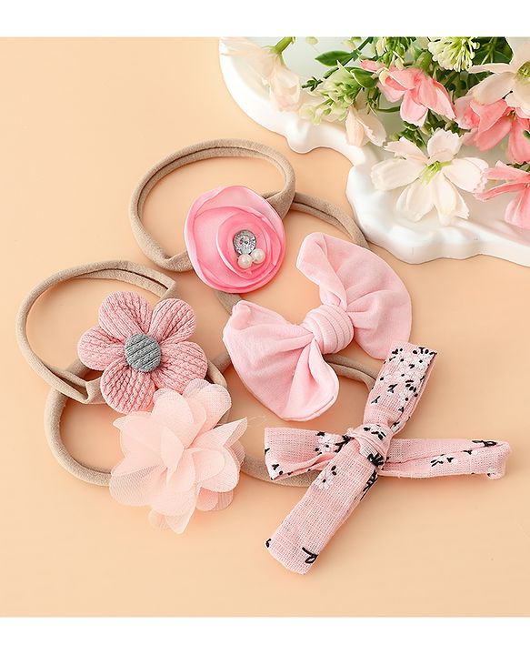 Babyhug Headbands Multicolor A Free Size Girl