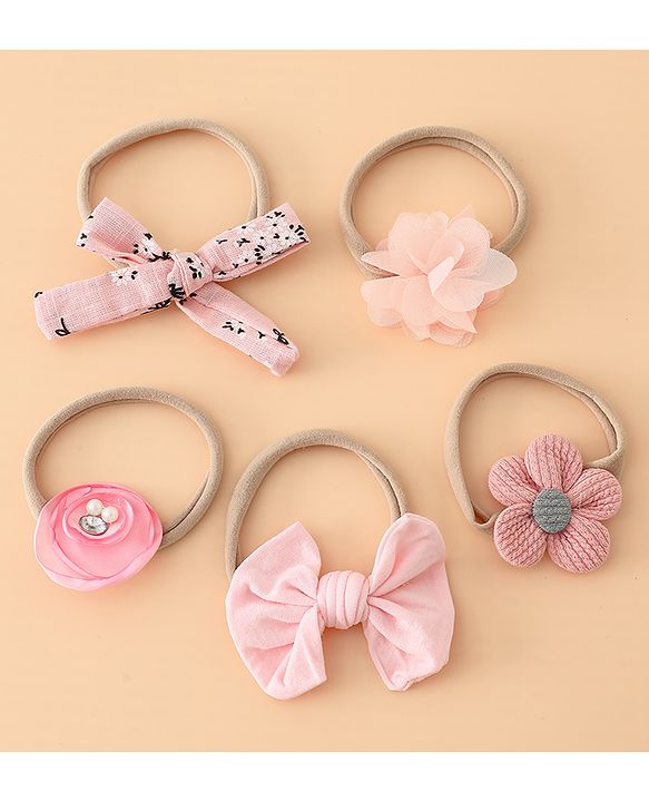 Babyhug Headbands Multicolor A Free Size Girl