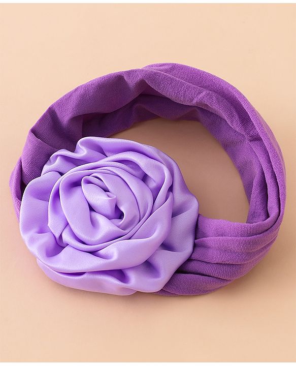 Babyhug Free Size Headbands With Floral Applique Pack of 3 - Multicolor