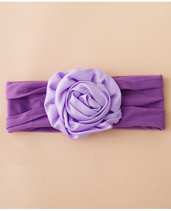 Babyhug Free Size Headbands With Floral Applique Pack of 3 - Multicolor