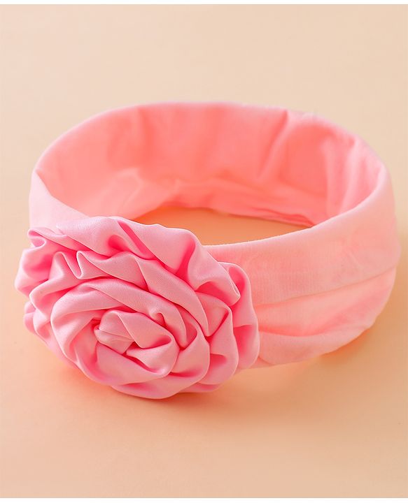 Babyhug Free Size Headbands With Floral Applique Pack of 3 - Multicolor