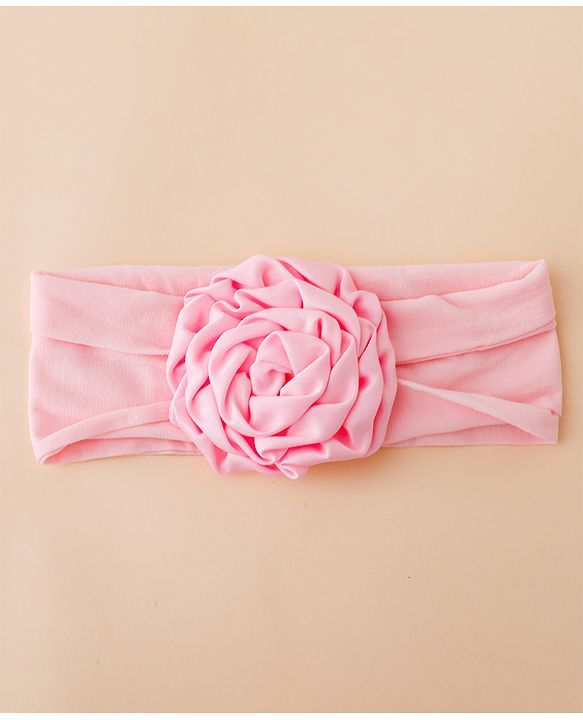 Babyhug Free Size Headbands With Floral Applique Pack of 3 - Multicolor
