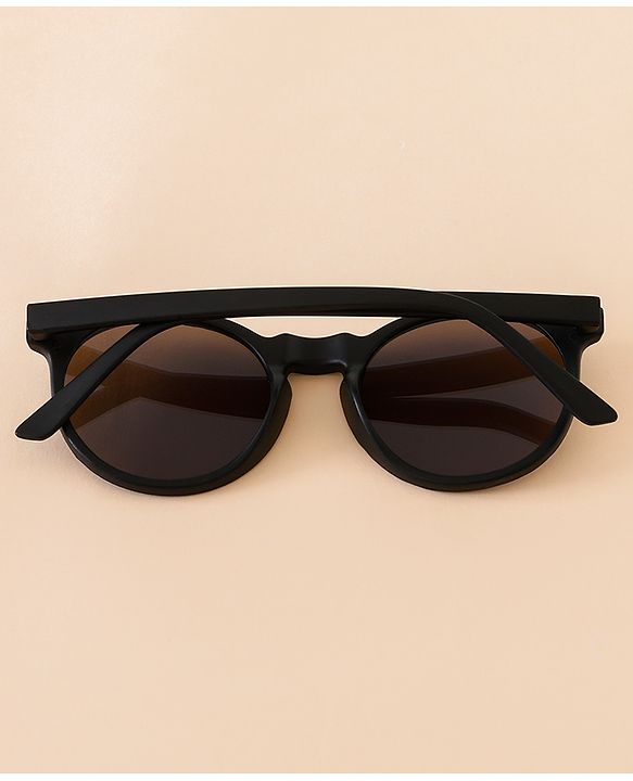 Babyhug Free Size Solid Color Sunglasses - Black & Blue
