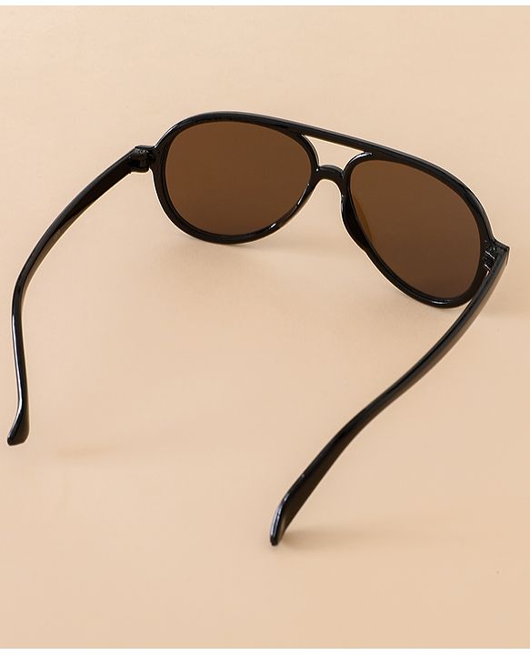 Babyhug Free Size Solid Coloured Sunglasses - Black & Blue