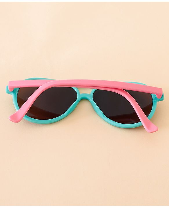 Babyhug Free Size Solid Coloured Sunglasses - Black & Blue