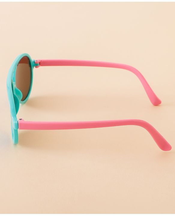Babyhug Free Size Solid Coloured Sunglasses - Black & Blue
