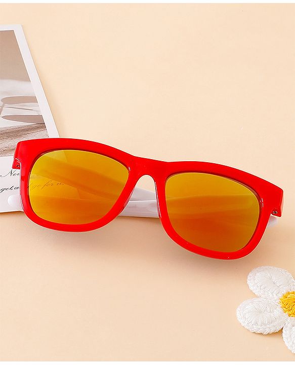 Babyhug Free Size Solid Coloured Sunglasses - Red