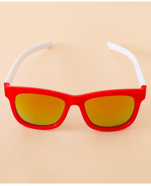 Babyhug Free Size Solid Coloured Sunglasses - Red