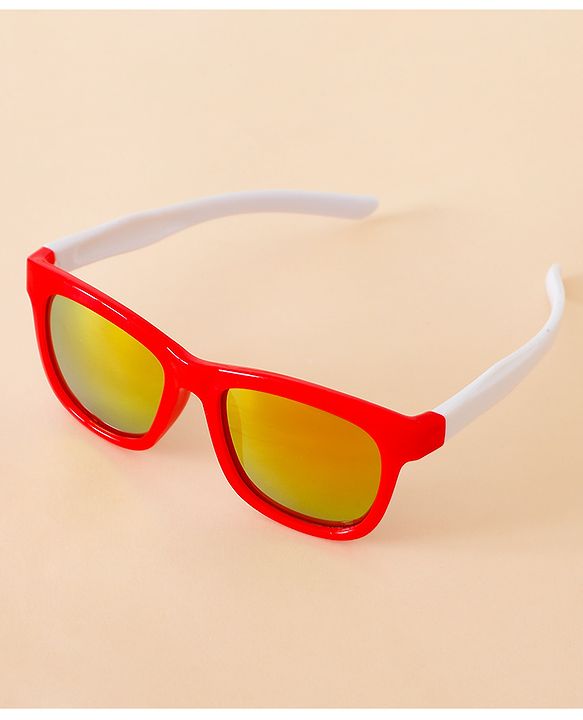 Babyhug Free Size Solid Coloured Sunglasses - Red