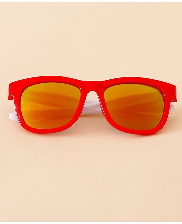 Babyhug Free Size Solid Coloured Sunglasses - Red