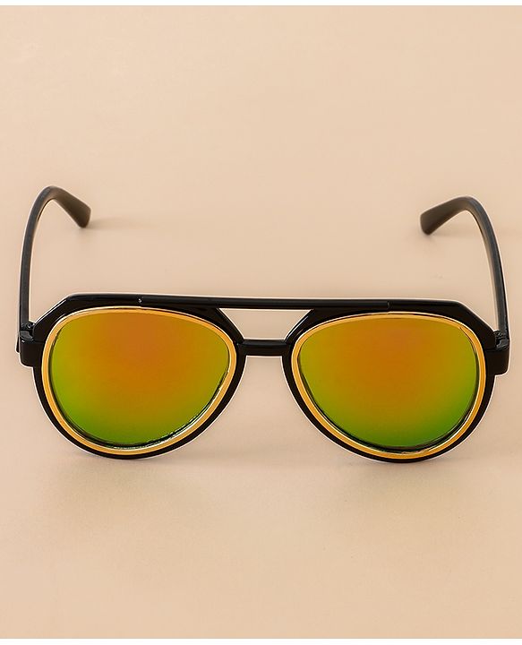 Babyhug Free Size Gradient Sunglasses - Black & Red