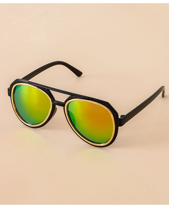 Babyhug Free Size Gradient Sunglasses - Black & Red